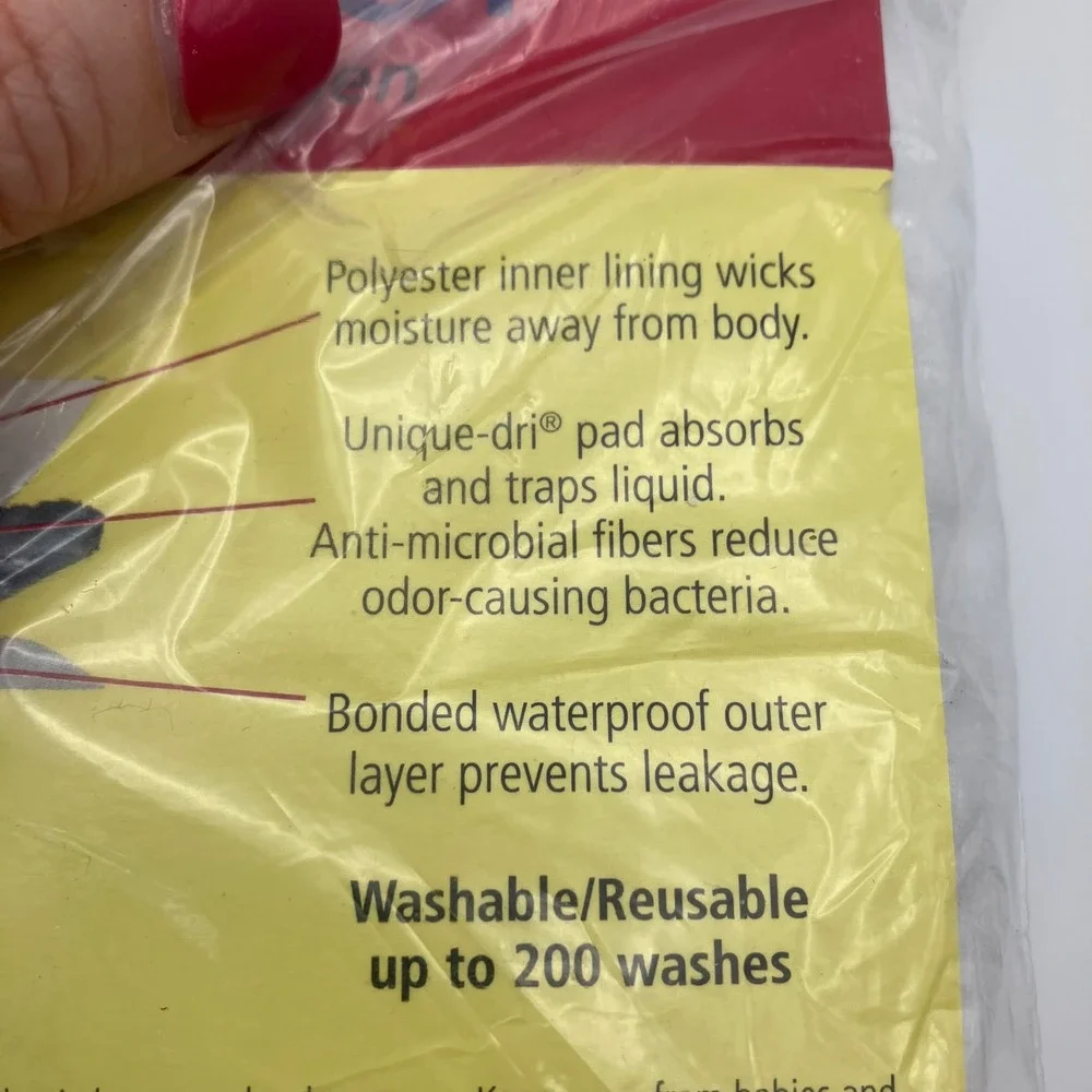 Wearever Premium Washable Reusable Leak Control Underwear Panty 3XL Incontinence
